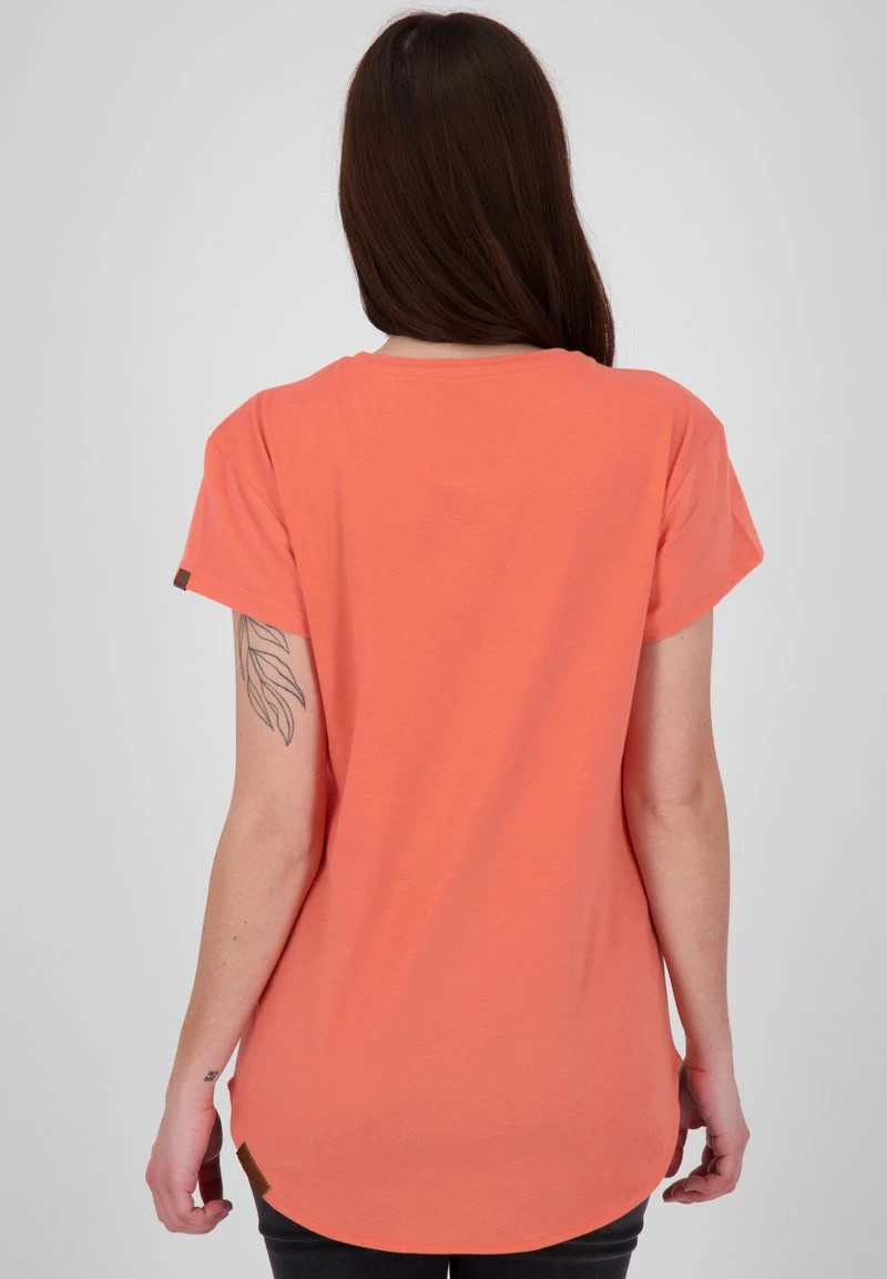 MINNYAK - T-Shirt Basic - Salmon Melange 4 MINNYAK - T-Shirt Basic - Salmon Melange – Bild 4