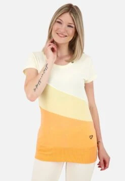 CORDELIEAK - T-Shirt Print - Tangerine Melange