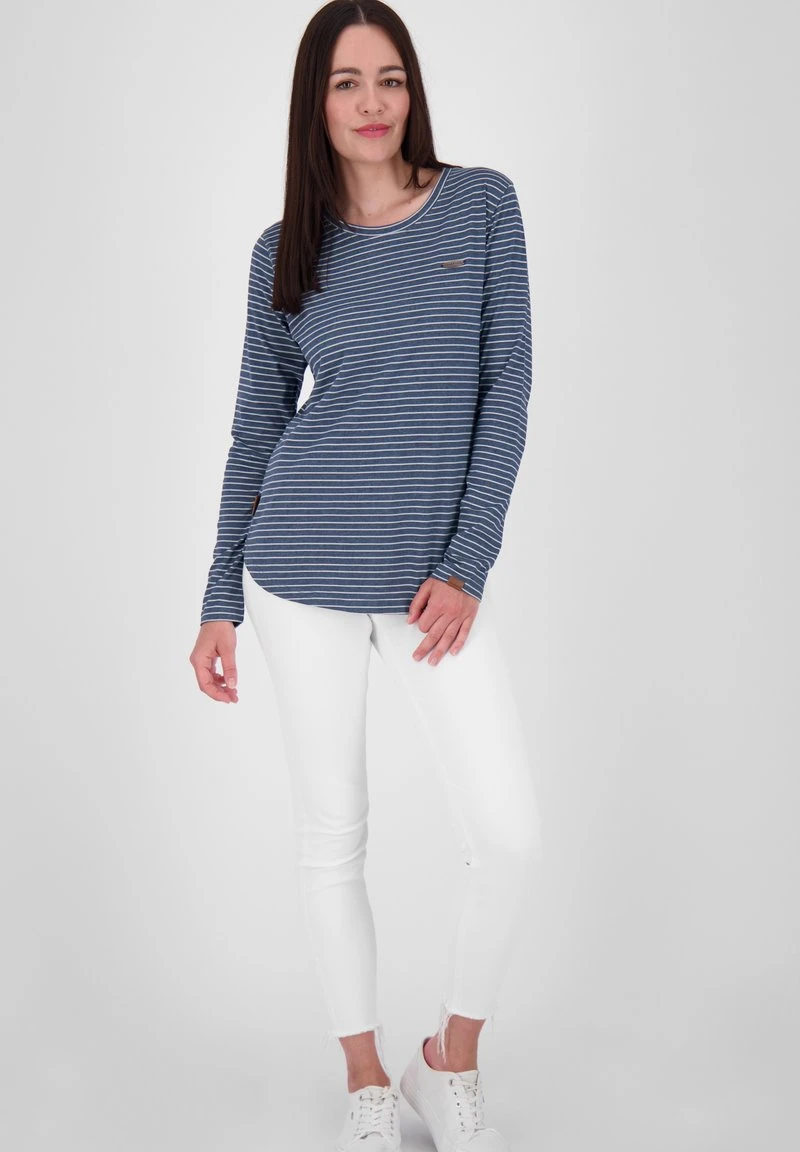 LEAAK Z LONGSLEEVE - Langarmshirt - Marine Melange 2 LEAAK Z LONGSLEEVE - Langarmshirt - Marine Melange – Bild 2