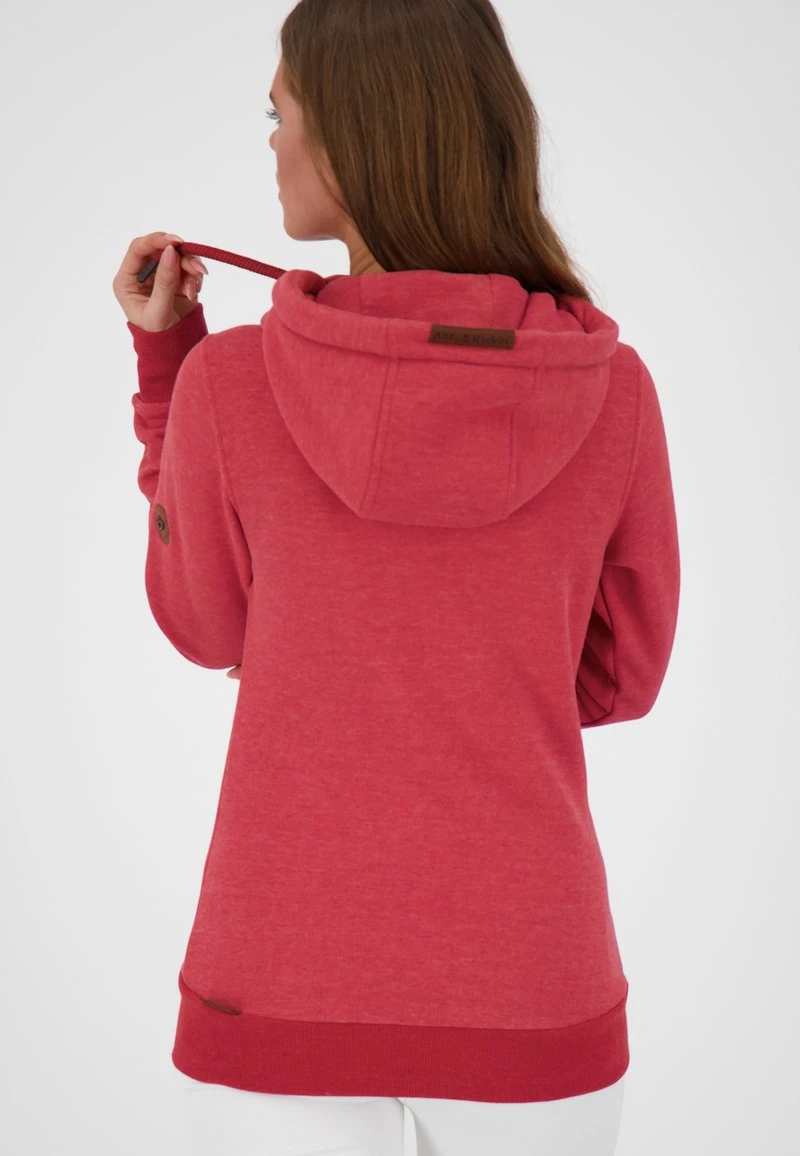 YASMINAK A - Sweatjacke - Cranberry Melange 3 YASMINAK A - Sweatjacke - Cranberry Melange – Bild 3