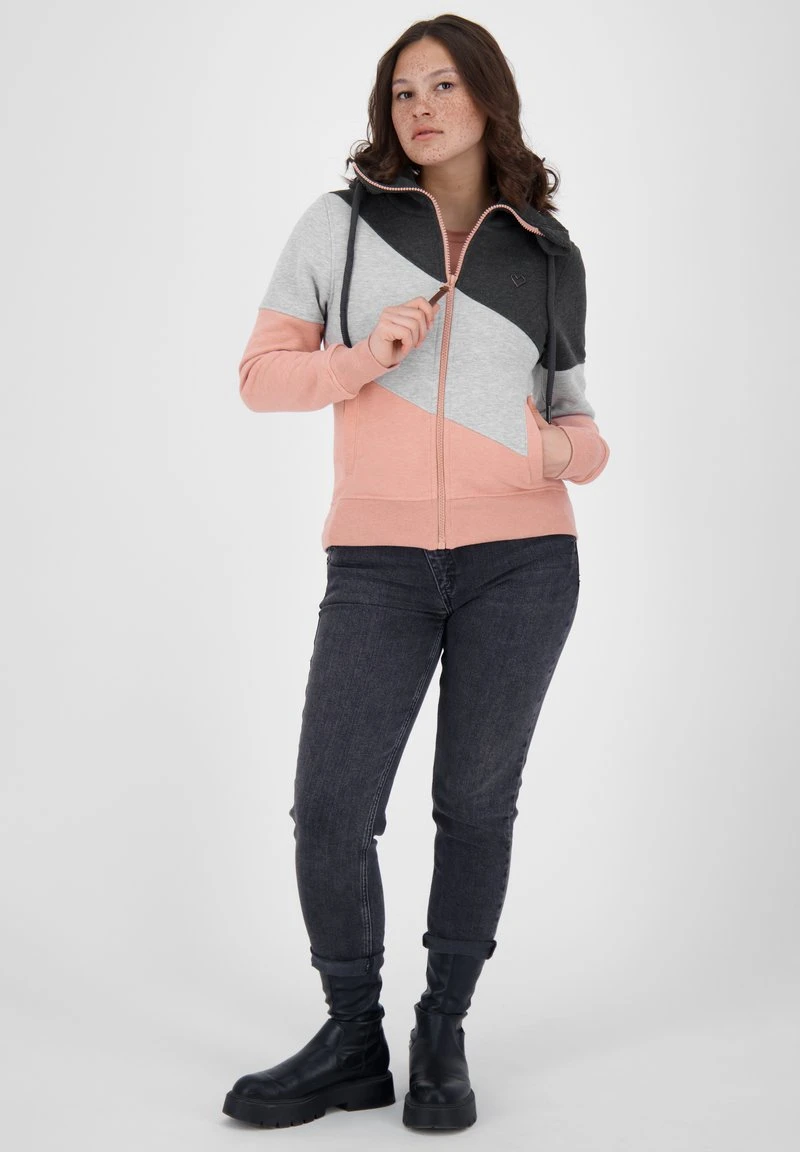 STEFFIAK - Sweatjacke - Mahagonium Melange 2 STEFFIAK - Sweatjacke - Mahagonium Melange – Bild 2