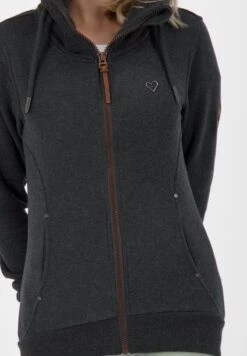 VIVIAN - Sweatjacke - Moonless Melange 9 VIVIAN - Sweatjacke - Moonless Melange -Alife & Kickin 0c69999cc3e342a0877a52dccad8ddd8