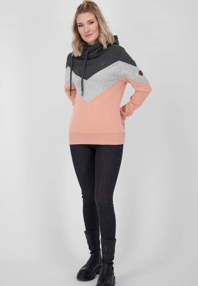 STELLAAK A - Kapuzenpullover - Mahagonium Melange 2 STELLAAK A - Kapuzenpullover - Mahagonium Melange – Bild 2