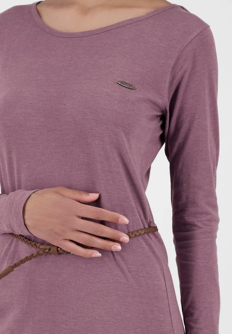 ELLINAK A - Etuikleid - Mulberry Melange 4 ELLINAK A - Etuikleid - Mulberry Melange – Bild 4