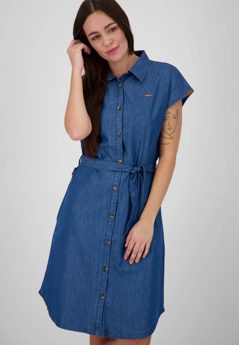 MAEVEAK - Jeanskleid - Dark Denim Washed 1 MAEVEAK - Jeanskleid - Dark Denim Washed