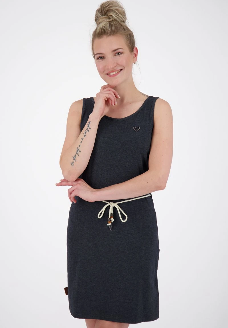 JENNIFERAK A - Jerseykleid - Moonless Melange 1 JENNIFERAK A - Jerseykleid - Moonless Melange