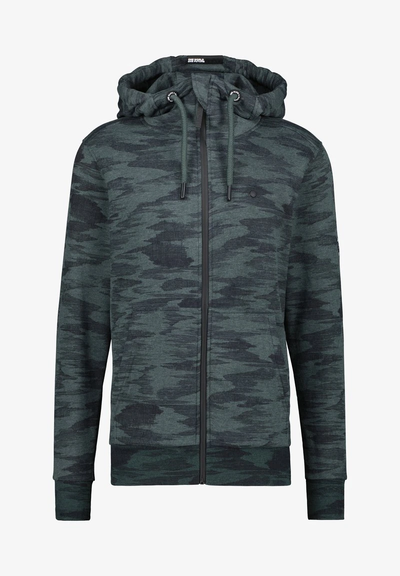 TRASHERAK B TITEL - Sweatjacke - Dark Forest Melange 6 TRASHERAK B TITEL - Sweatjacke - Dark Forest Melange – Bild 6