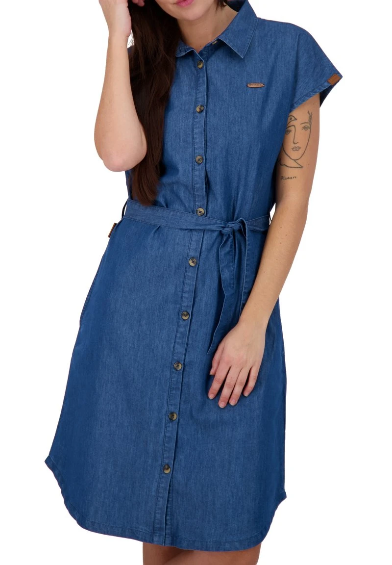 MAEVEAK - Jeanskleid - Dark Denim Washed 6 MAEVEAK - Jeanskleid - Dark Denim Washed – Bild 6