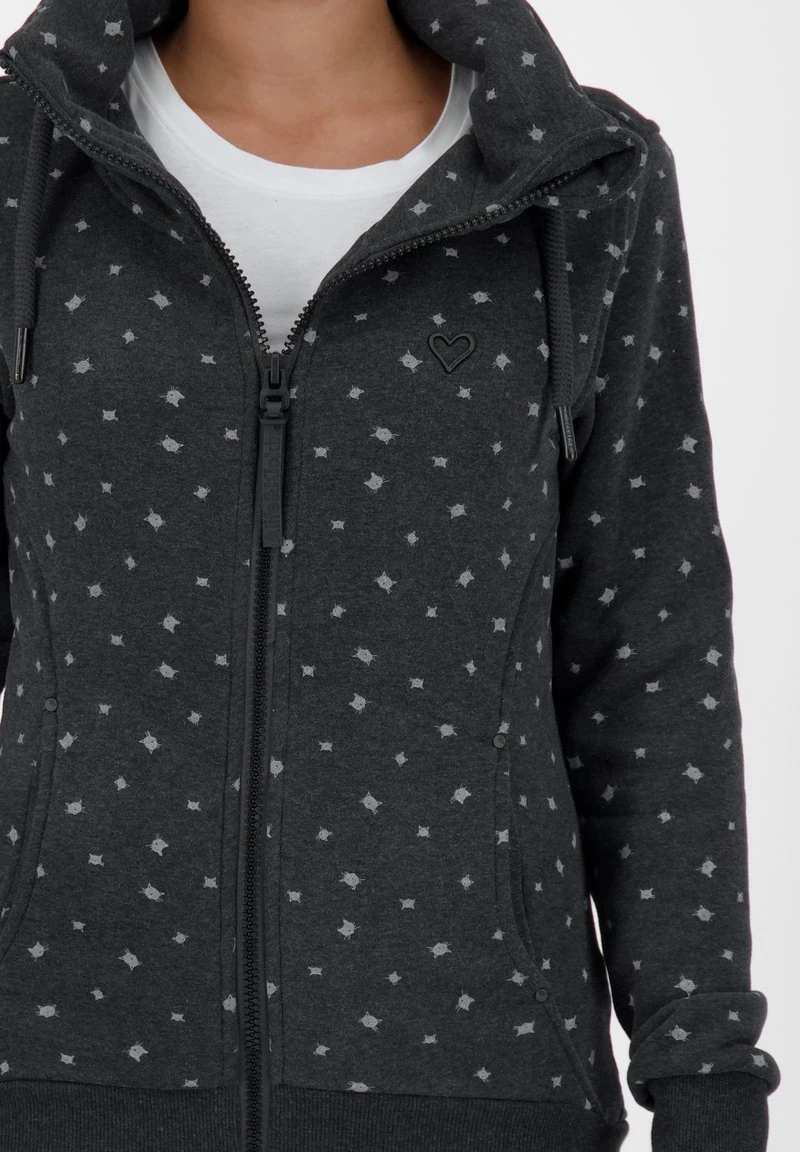 VIVIANAK - Sweatjacke - Moonless Melange 4 VIVIANAK - Sweatjacke - Moonless Melange – Bild 4