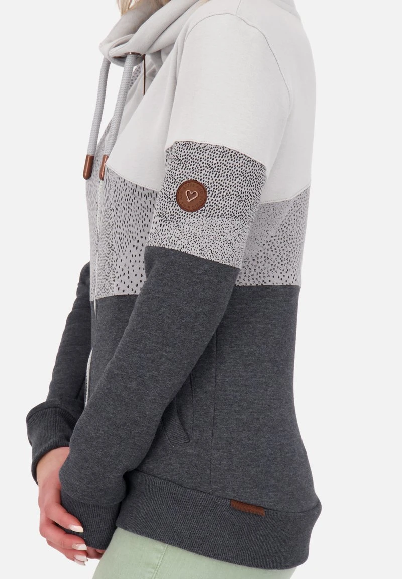 VALERAAK B - Sweatjacke - Moonless Melange 5 VALERAAK B - Sweatjacke - Moonless Melange – Bild 5