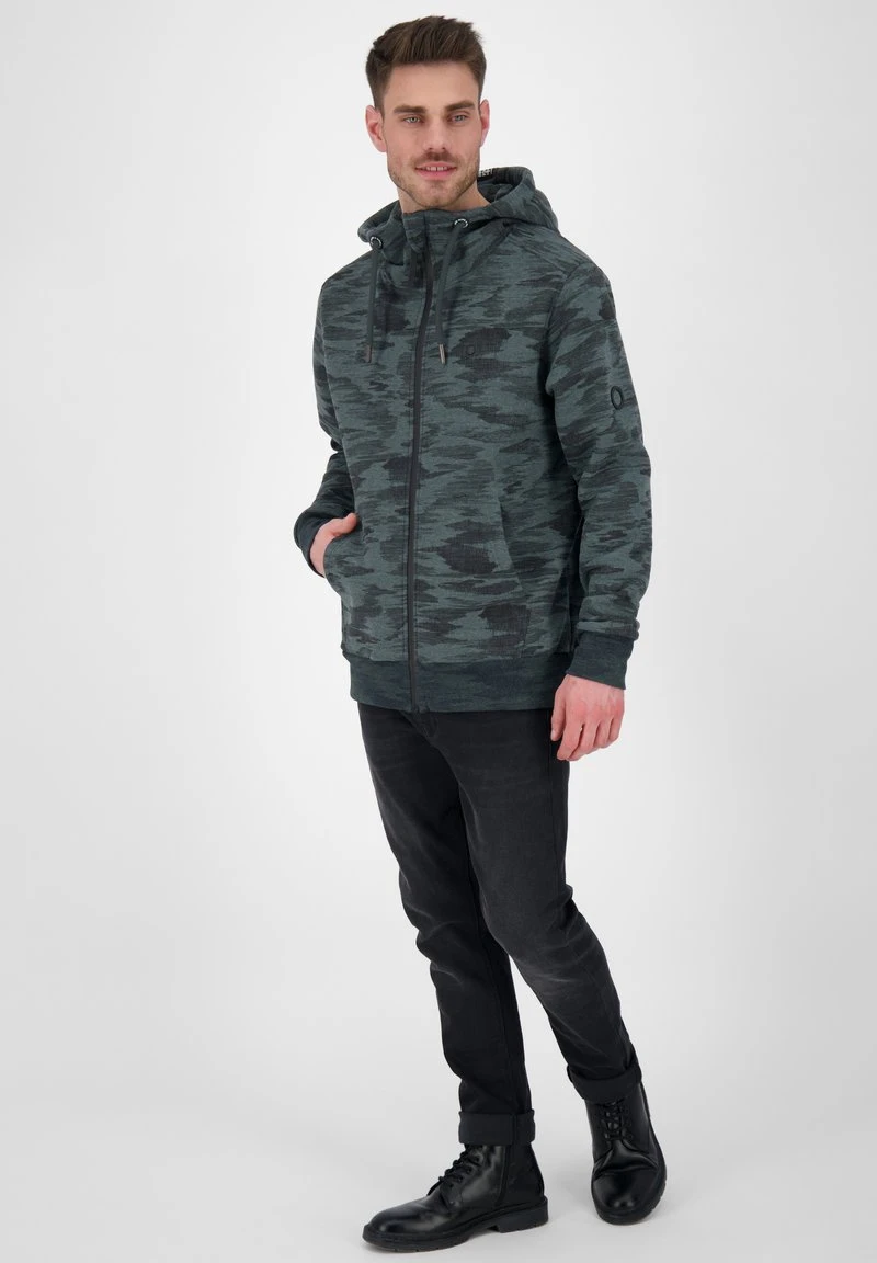 TRASHERAK B TITEL - Sweatjacke - Dark Forest Melange 2 TRASHERAK B TITEL - Sweatjacke - Dark Forest Melange – Bild 2