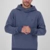 JOHNAK A SWEAT - Kapuzenpullover - Nightblue Melange