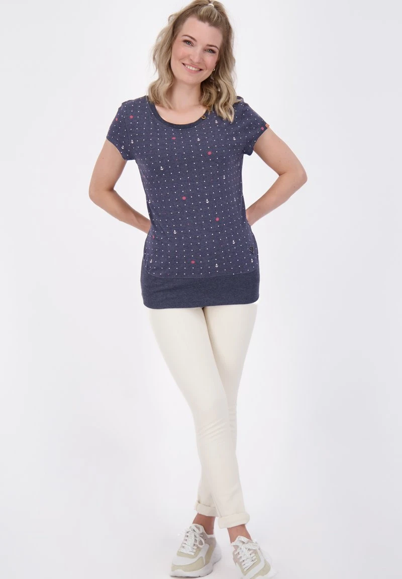 COCOAK B - T-Shirt Print - Marine Melange 2 COCOAK B - T-Shirt Print - Marine Melange – Bild 2