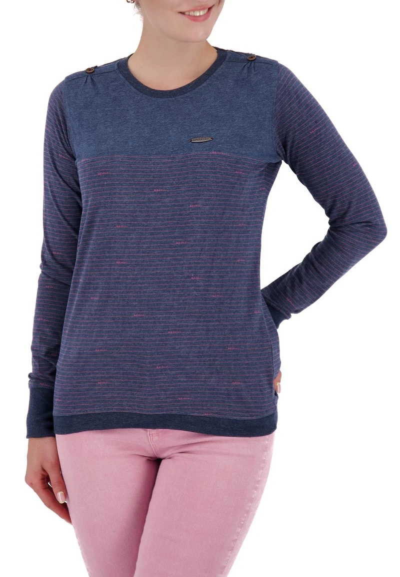 LEONIE - Langarmshirt - Marine Melange 6 LEONIE - Langarmshirt - Marine Melange – Bild 6