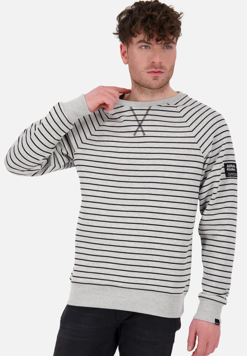 BORISAK Z RUNDHALS - Sweatshirt - Cloudy Melange 1 BORISAK Z RUNDHALS - Sweatshirt - Cloudy Melange