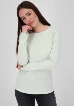 LEANA - Langarmshirt - Teal Melange