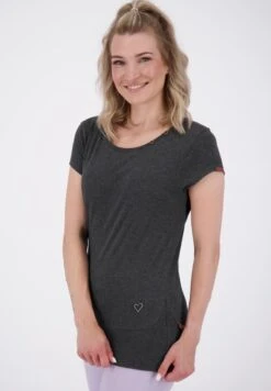 COCO - T-Shirt Basic - Moonless Melange 11 COCO - T-Shirt Basic - Moonless Melange -Alife & Kickin 257a1d1be5b2443e9eb3e66d78875202 1