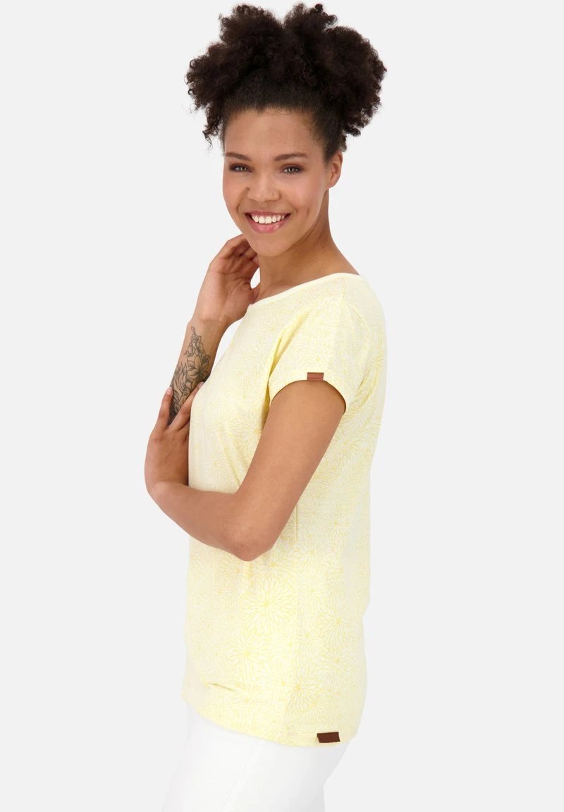 JULIAAK B - T-Shirt Print - Butter Melange 4 JULIAAK B - T-Shirt Print - Butter Melange – Bild 4