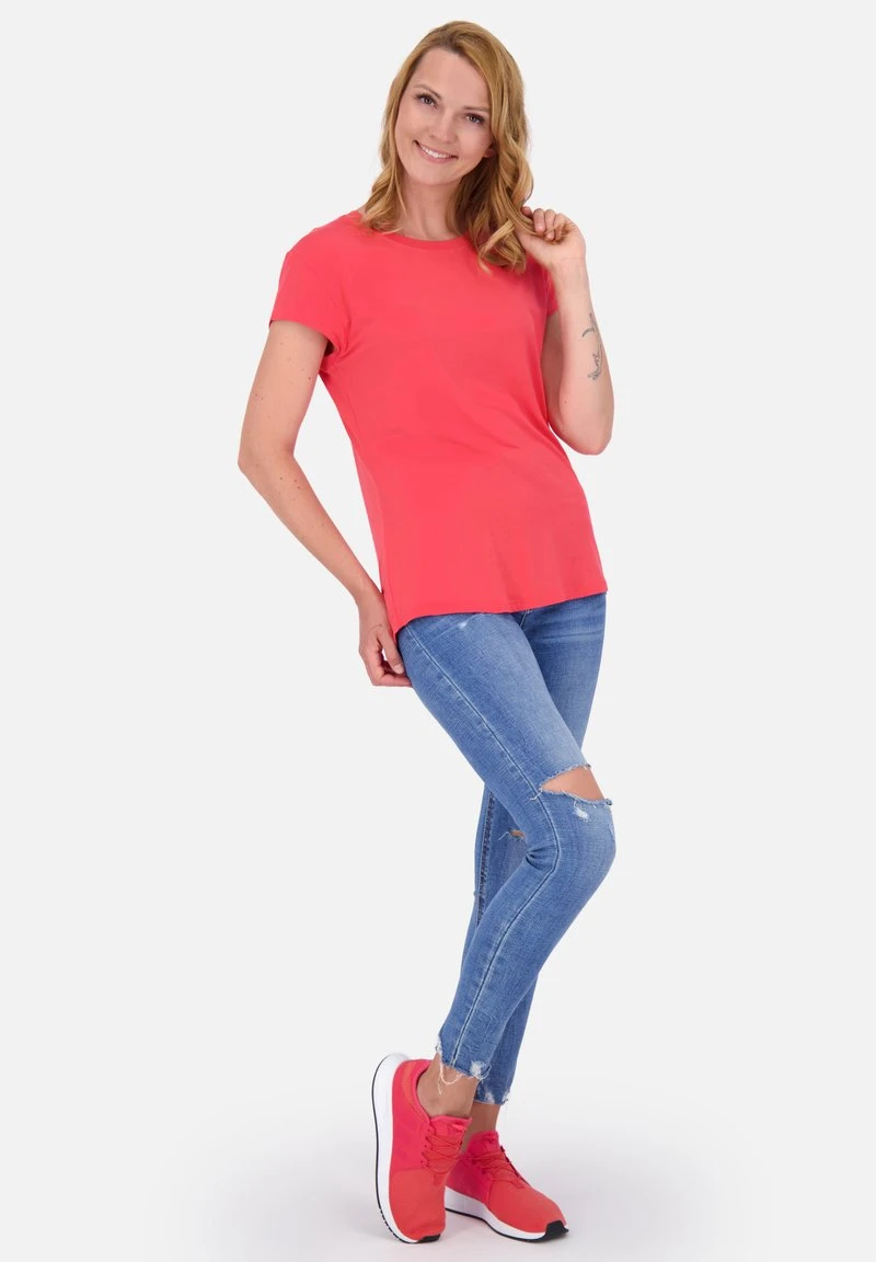 MIMMYAK A - T-Shirt Basic - Coral 2 MIMMYAK A - T-Shirt Basic - Coral – Bild 2