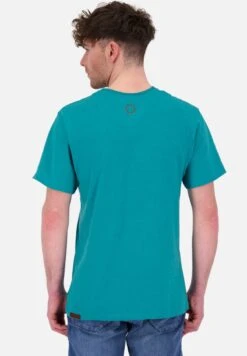 MADDOXAK A KURZARM - T-Shirt Basic - Peacock Melange 8 MADDOXAK A KURZARM - T-Shirt Basic - Peacock Melange -Alife & Kickin 2f8660fd9e9844ce9f803c41c5f4b542