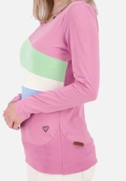 CLIAAK A LONGSLEEVE - Langarmshirt - Bubblegum Melange -Alife & Kickin 318bbade304b409eb67100fdaa868f85