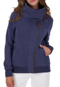 MERTEAK - Sweatjacke - Marine Melange 11 MERTEAK - Sweatjacke - Marine Melange -Alife & Kickin 3300dc2223904a21b7efb850722b935f