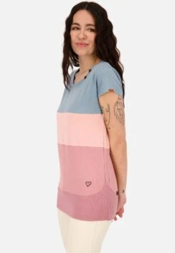 CORIAK KURZARM - T-Shirt Print - Mauve Melange -Alife & Kickin 3385c2e51e8d4bd29219ec1e8f4f9fa0