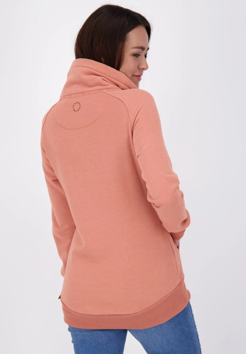 MERTEAK - Sweatjacke - Mahagonium Melange 3 MERTEAK - Sweatjacke - Mahagonium Melange – Bild 3