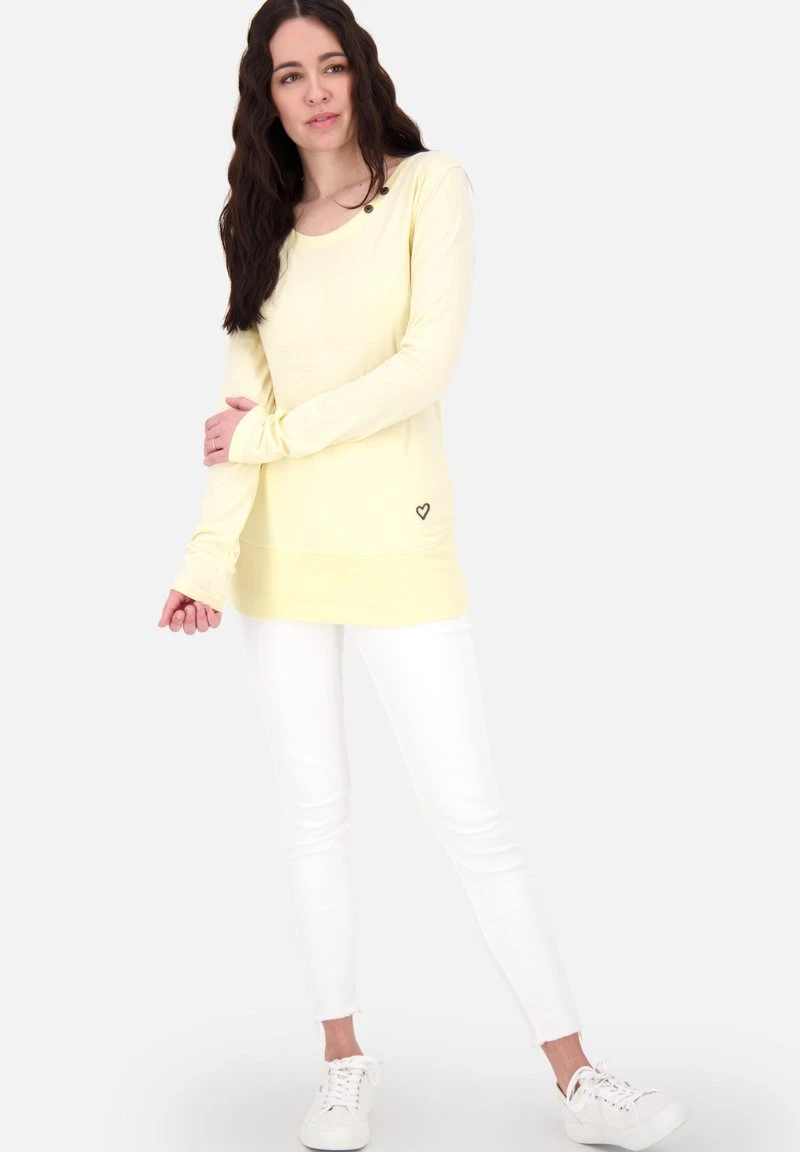 CONNYAK - Langarmshirt - Creme Melange 2 CONNYAK - Langarmshirt - Creme Melange – Bild 2