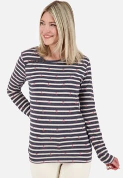 Alife & Kickin 21 JANETAK Z LONGSLEEVE - Langarmshirt - Marine