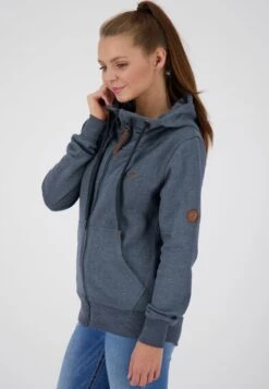 YASMINAK - Sweatjacke - Marine 9 YASMINAK - Sweatjacke - Marine -Alife & Kickin 38226e04da2f40ab82155a219cc76c66