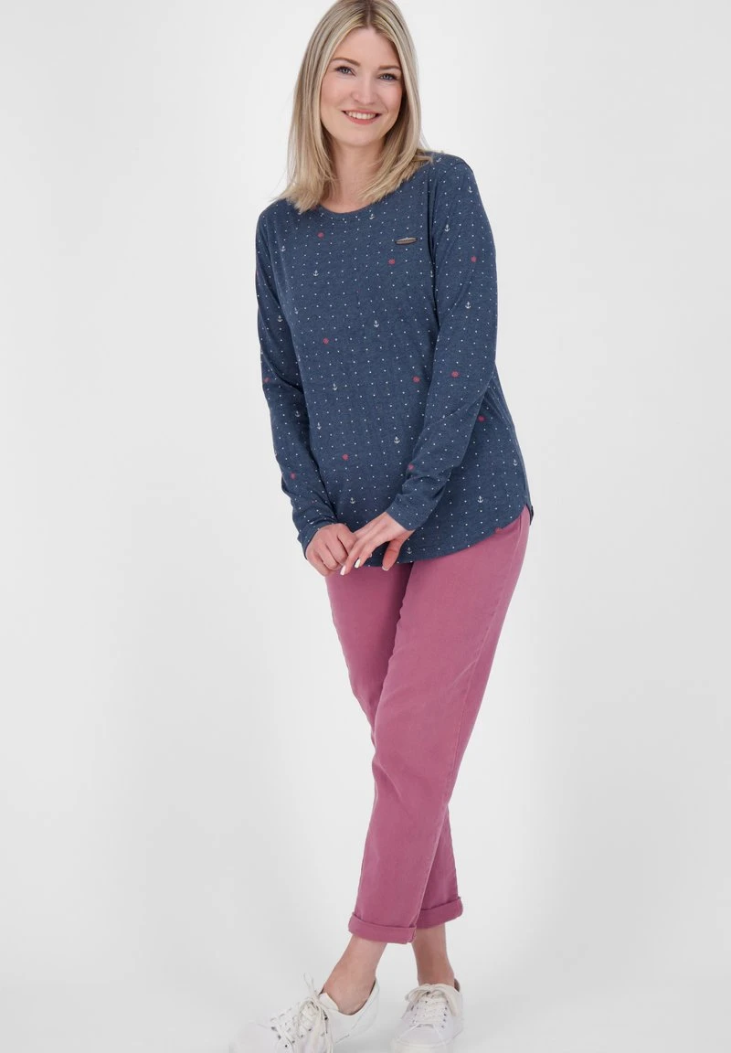 LEAAK B LONGSLEEVE - Langarmshirt - Marine Melange 2 LEAAK B LONGSLEEVE - Langarmshirt - Marine Melange – Bild 2