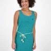 JENNIFER SLEEVELESS - Jerseykleid - Peacock Melange