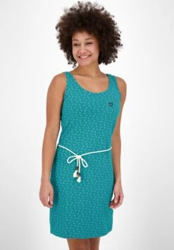 JENNIFER SLEEVELESS - Jerseykleid - Peacock Melange