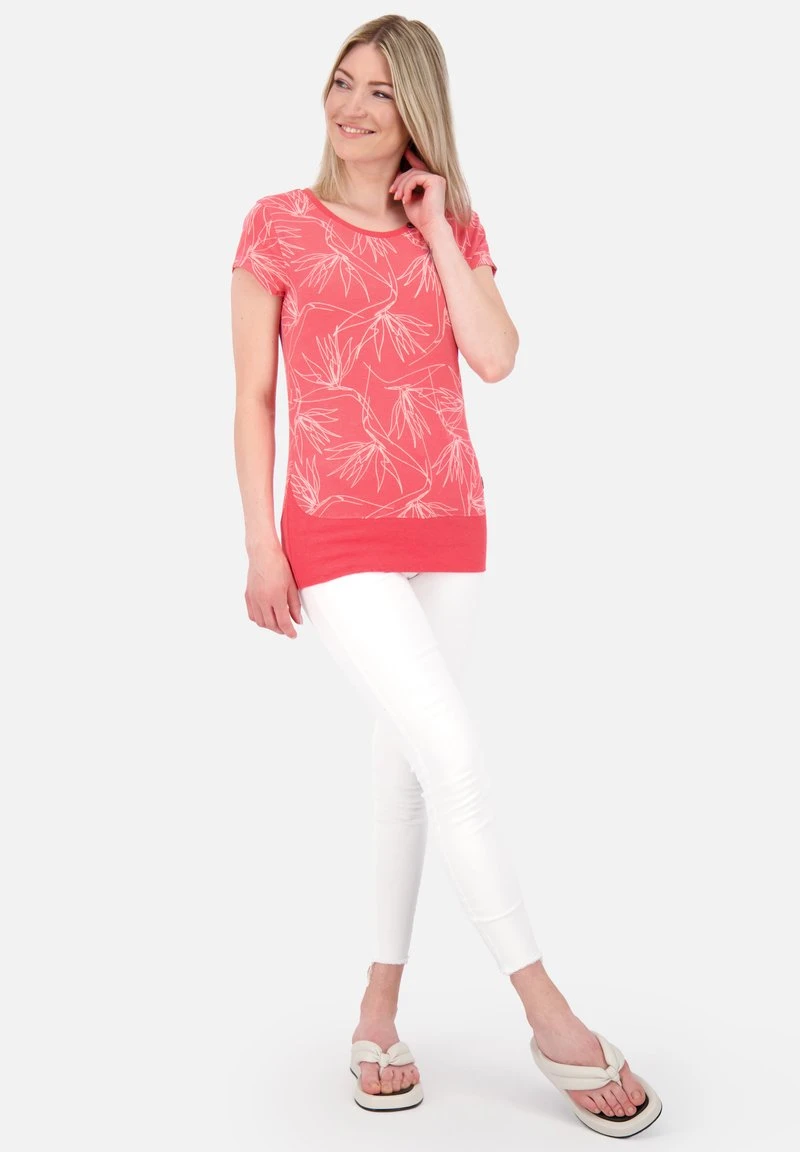 COCOAK B - T-Shirt Print - Coral Melange 2 COCOAK B - T-Shirt Print - Coral Melange – Bild 2