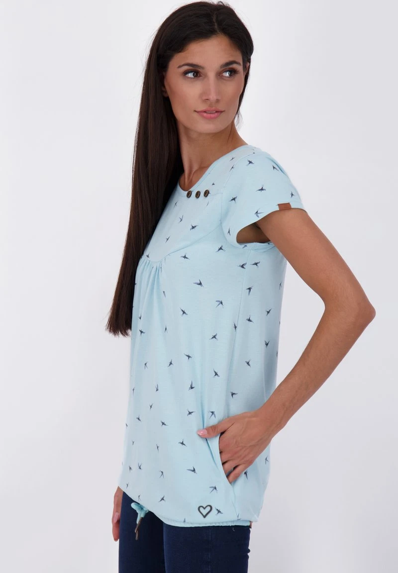 SUMMERAK - T-Shirt Print - Ice Melange 5 SUMMERAK - T-Shirt Print - Ice Melange – Bild 5