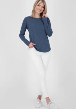 LEAAK A - Langarmshirt - Marine Melange 7 LEAAK A - Langarmshirt - Marine Melange -Alife & Kickin 3bd4580ffa044477a19e28fdb10acd08