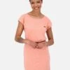 ELLIAK B - Jerseykleid - Peach Melange