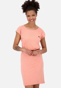 Alife & Kickin 31 ELLIAK B - Jerseykleid - Peach Melange