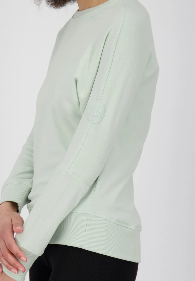 DALA - Sweatshirt - Teal Melange 5 DALA - Sweatshirt - Teal Melange – Bild 5