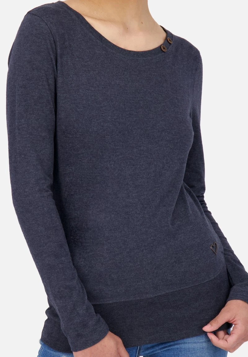 CONNYAK - Langarmshirt - Marine Melange 5 CONNYAK - Langarmshirt - Marine Melange – Bild 5