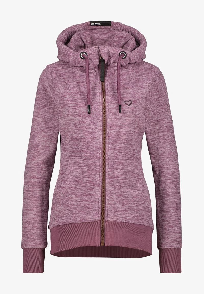 YASMINAK F - Sweatjacke - Mulberry Melange 6 YASMINAK F - Sweatjacke - Mulberry Melange – Bild 6