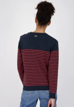 VALENTINAAK Z - Strickpullover - Marine -Alife & Kickin 439af857d8254ec6a2f7f0b182d74f45