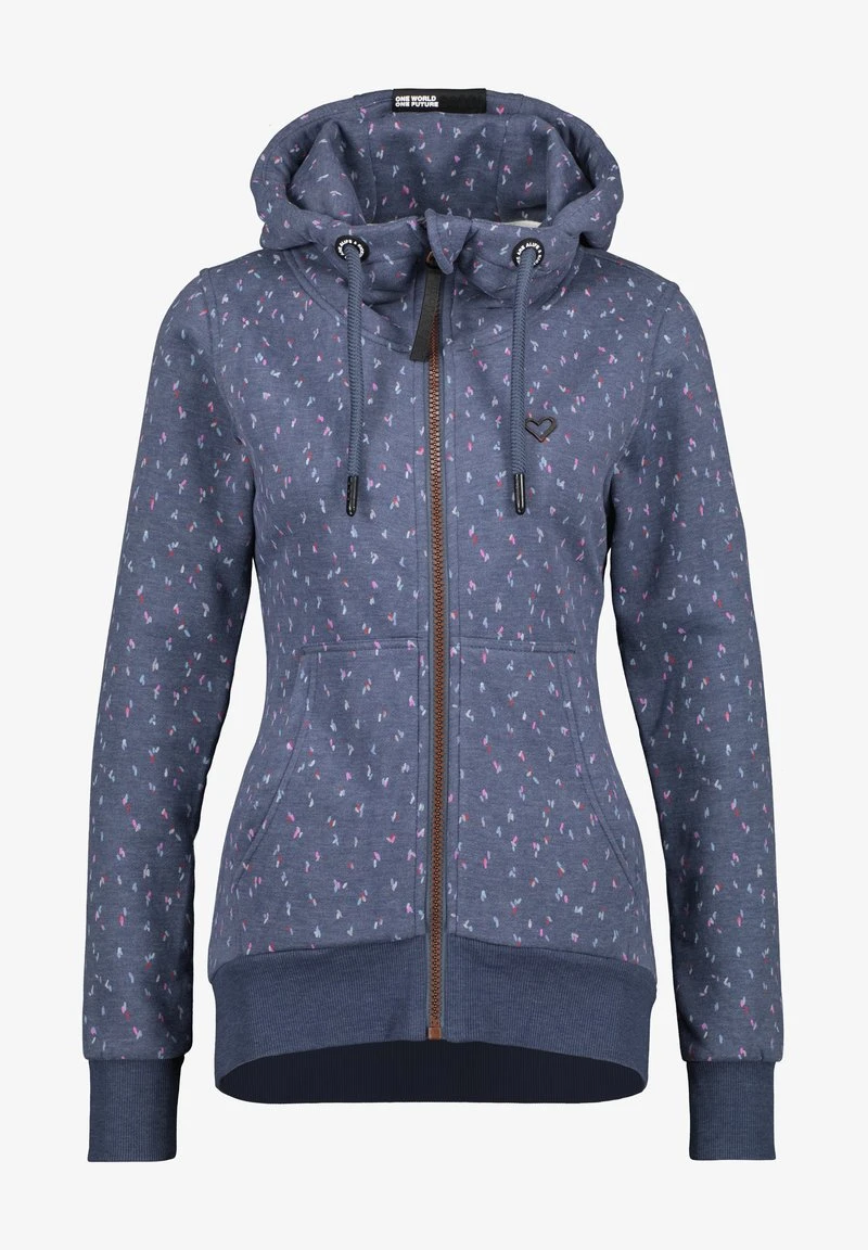 YASMIN - Sweatjacke - Nightblue Melange 6 YASMIN - Sweatjacke - Nightblue Melange – Bild 6