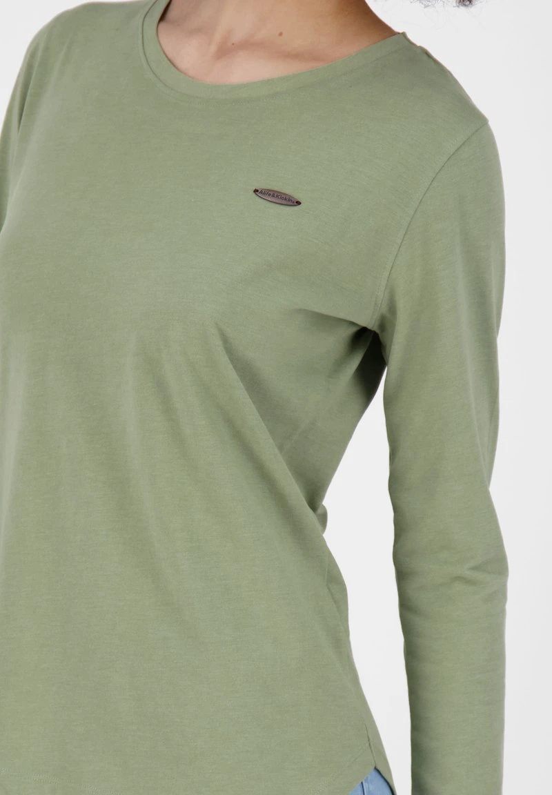 LEAAK A - Langarmshirt - Dust Melange 4 LEAAK A - Langarmshirt - Dust Melange – Bild 4