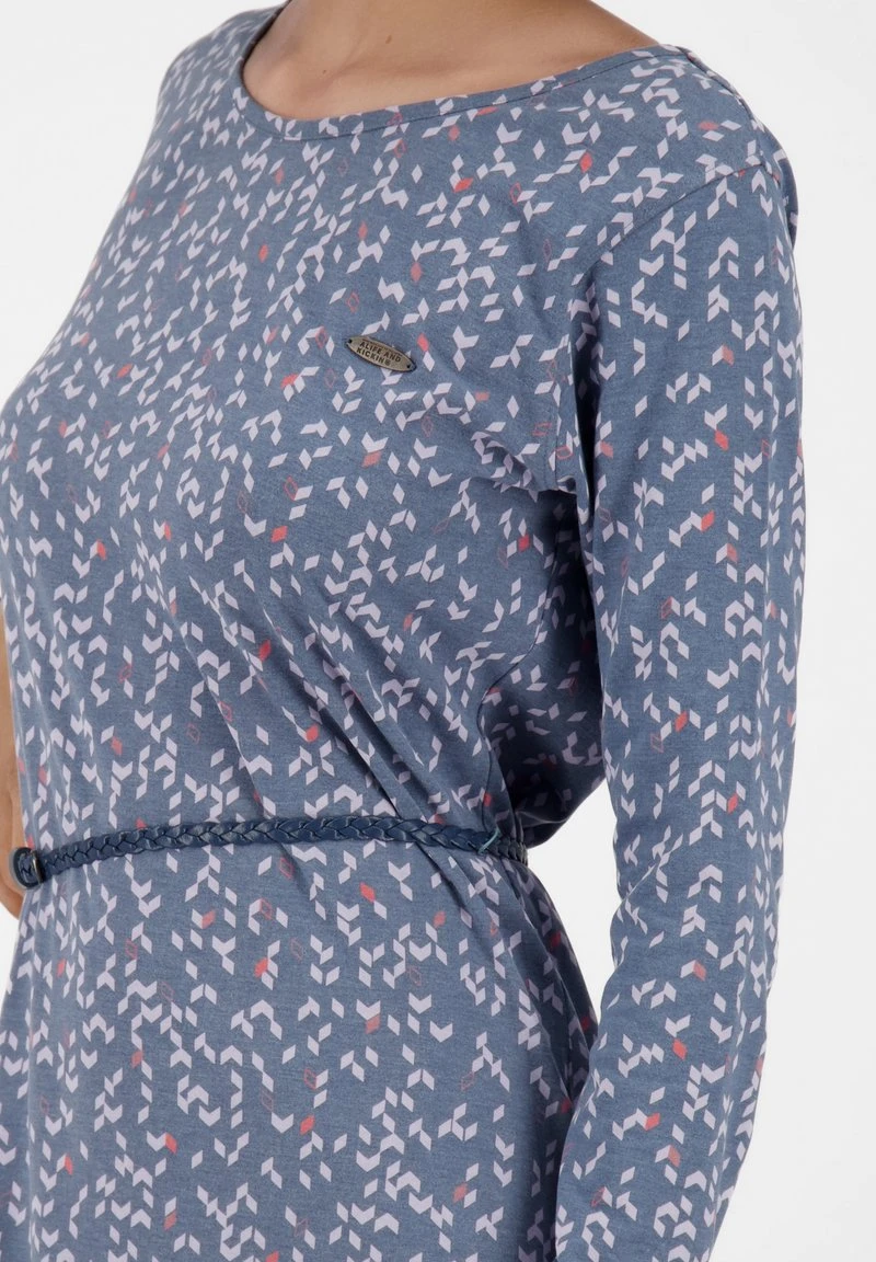 ELLINAK B LONGSLEEVE - Etuikleid - Nightblue Melange 4 ELLINAK B LONGSLEEVE - Etuikleid - Nightblue Melange – Bild 4