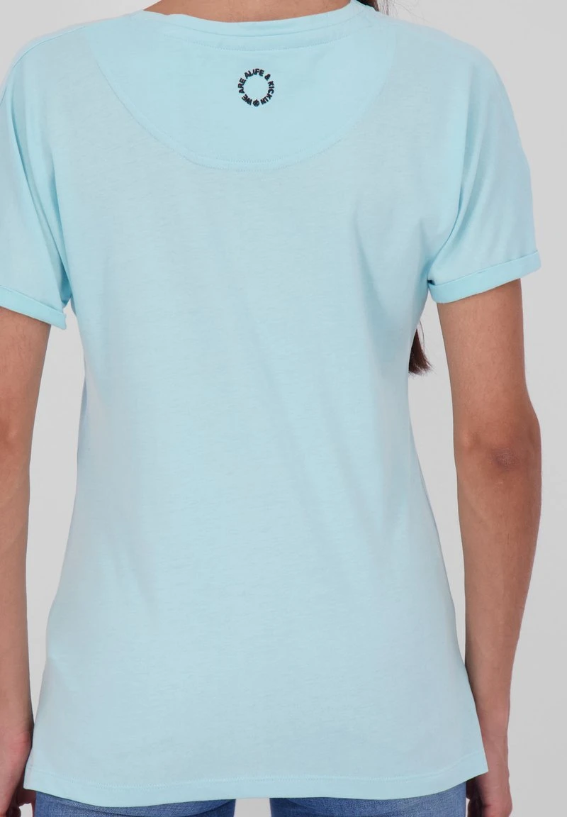 MALAIKA - T-Shirt Basic - Ice Melange 5 MALAIKA - T-Shirt Basic - Ice Melange – Bild 5