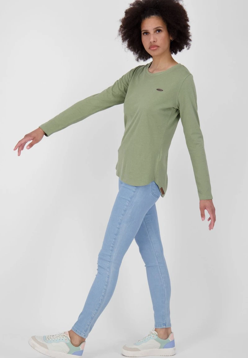 LEAAK A - Langarmshirt - Dust Melange 2 LEAAK A - Langarmshirt - Dust Melange – Bild 2