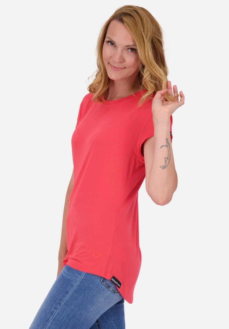 MIMMYAK A - T-Shirt Basic - Coral 4 MIMMYAK A - T-Shirt Basic - Coral – Bild 4
