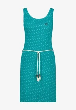 JENNIFER SLEEVELESS - Jerseykleid - Peacock Melange -Alife & Kickin 55149f2c0eca432a8685e8133b5a984a